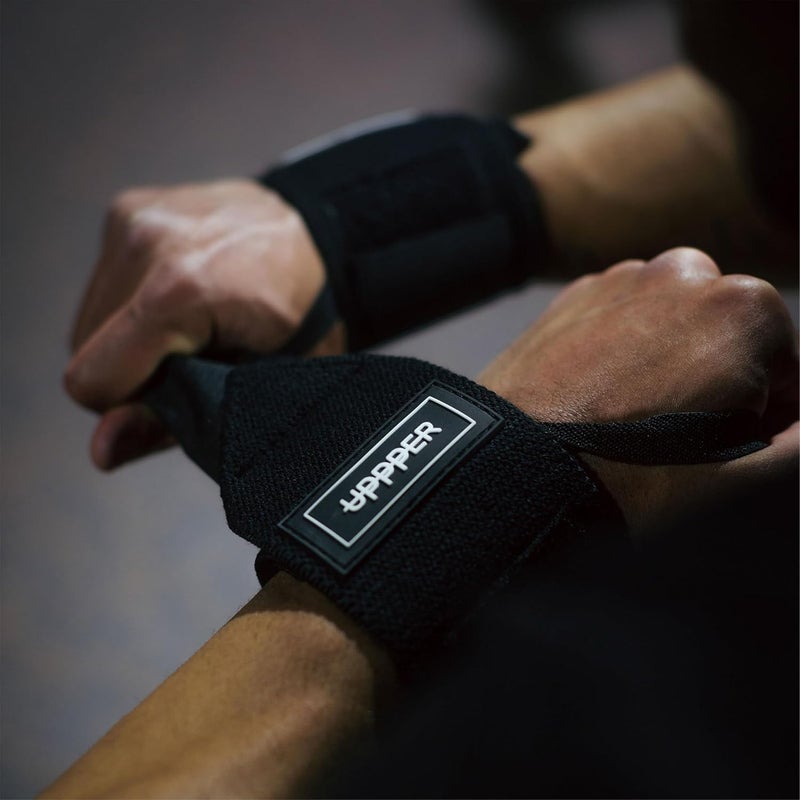 UPPPER Store Wrist Wraps for Weightlifting – 19" Lifting Wrist Support with Thumb Loop for Bench Press, Powerlifting, and Gym Workouts for Men & Women | Premium Fitness Gear - Image 4